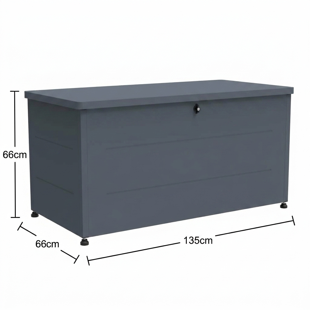 Opbergbox afmetingen B135 x D66 x H66 cm